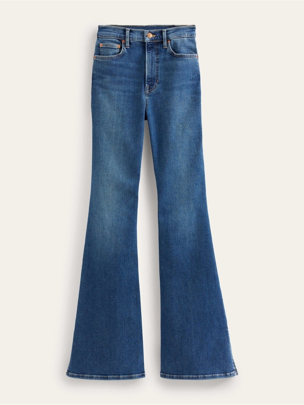 Boden Women's High-Rise Split Flare Jeans 28x32